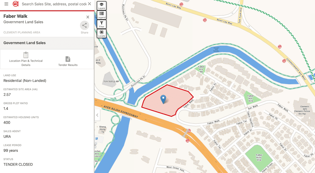 GuocoLand Secures Faber Walk GLS Site with Top Bid of 900 PSF PPR
