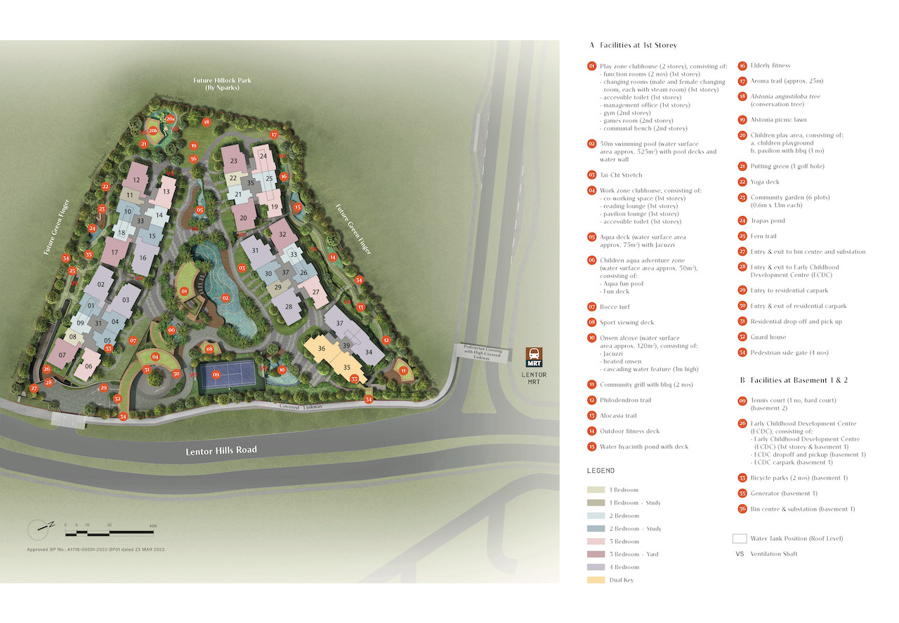Lentor Hills Residences Siteplan Page 1